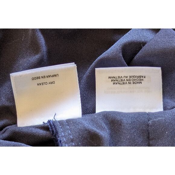 Evan Picone Velvet Sheath Dress 4 Deep Blue Sleeveless Ruched Evening Cocktail - Picture 8 of 10